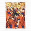 Dragon Ball Knitted Blanket Flannel Anime Son Goku Soft Throw Blankets for Bed Bedroom Quilt