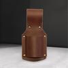 Waist Carry Pouch for Work Belt Use, Faux Leather Open Pocket with Rivet Reinforced Sides for Repair and Outdoor Projects