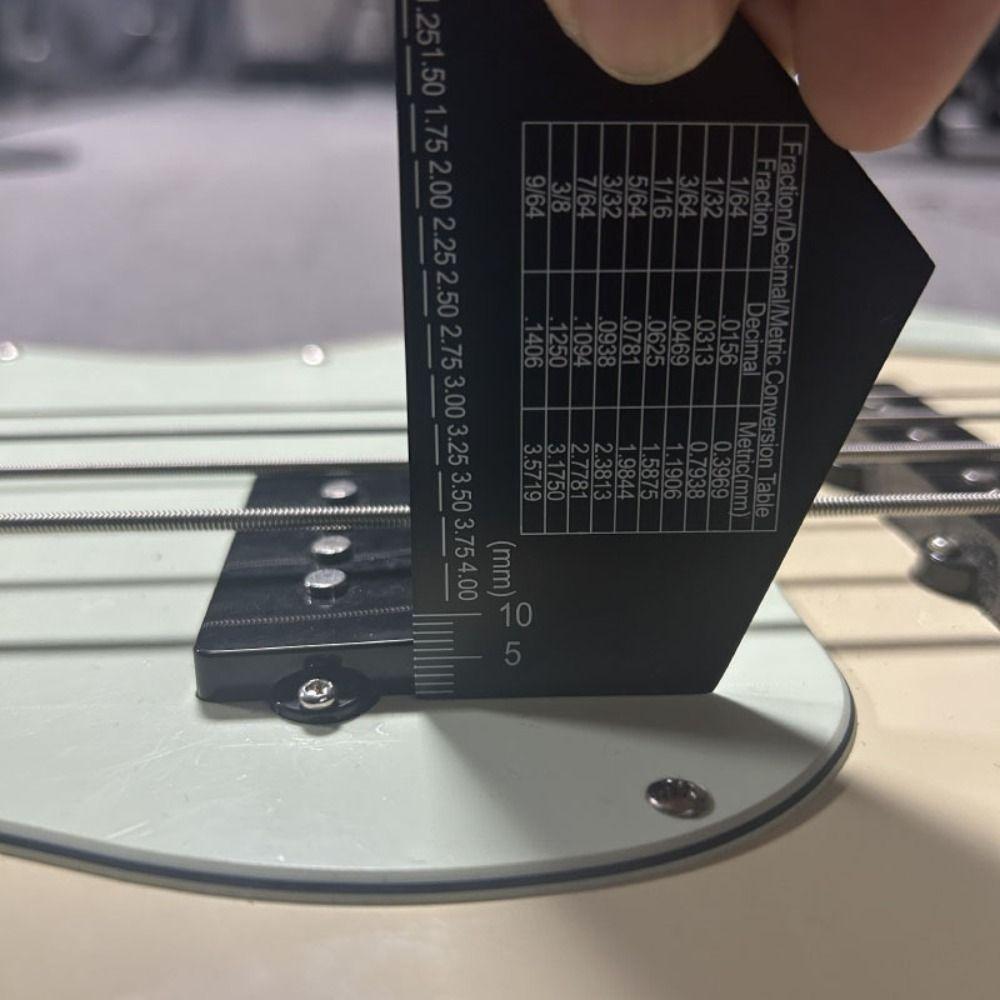 Guitar Leveling Guitar String Action Gauge Aluminium Zinc Zinc Alloy Fret Rocker Leveling Guide  Folk Guitar