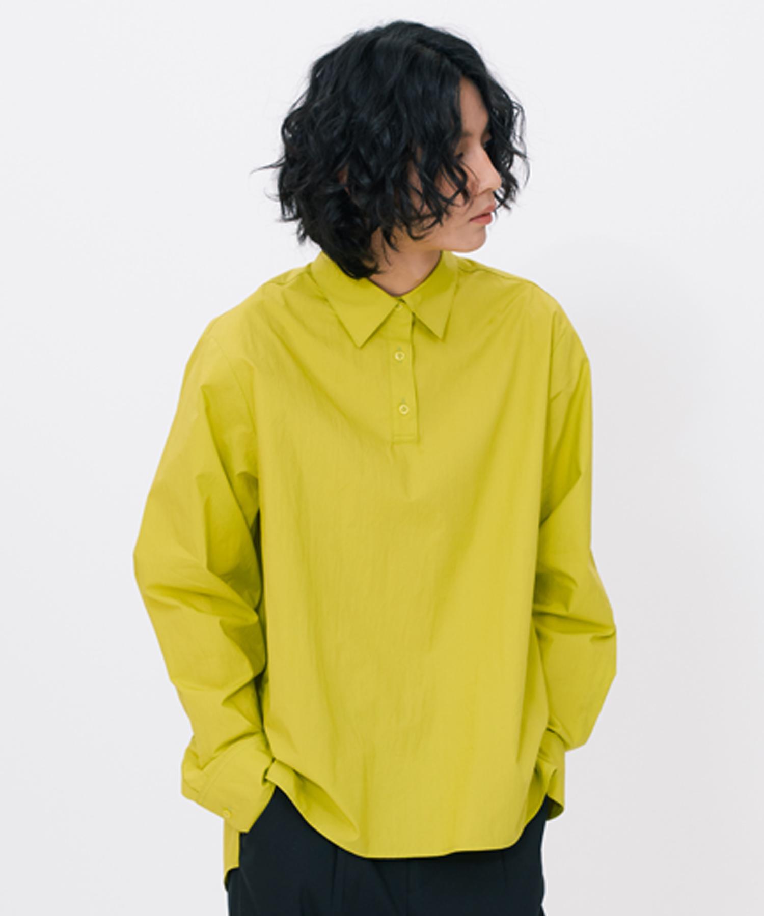 Ader Worldly Wrinkle Basic Shirt [Lime] Green/Free