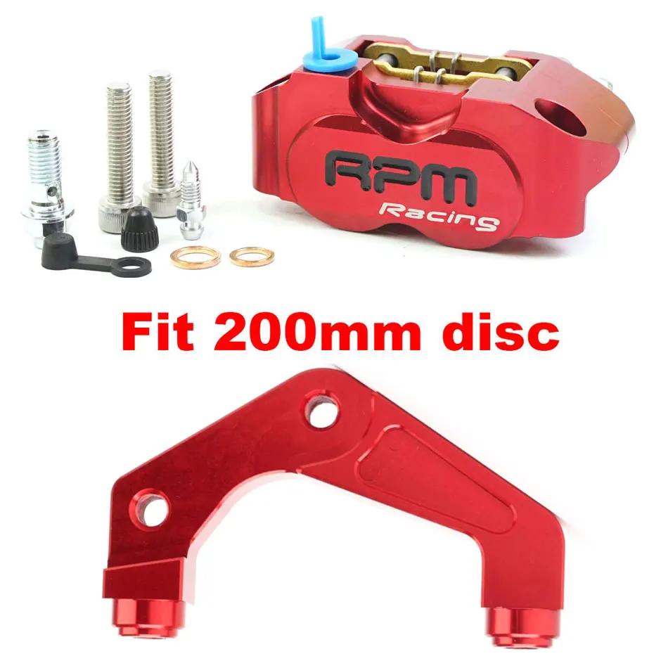 RPM Motorcycle Brake Caliper 82mm Disc Rotor For Yamaha Scooter Aerox JOG BWS NMAX XMAX Rsz WISP Force Dirt Pit Bike GROM DIO