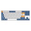 Patriot A87 Rechargeable Wireless Mechanical Keyboard, Full-Key Anti-Ghosting, Wired/Wireless, Blue Switches for Office & Gaming.