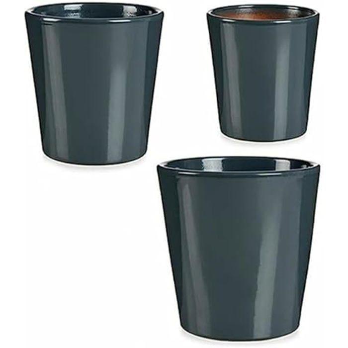 Ensemble De Pots De Fleurs - Ibergarden - Multicolore - Rectangulaire - 45,5 X 32,5 X 18 Cm - Plastique