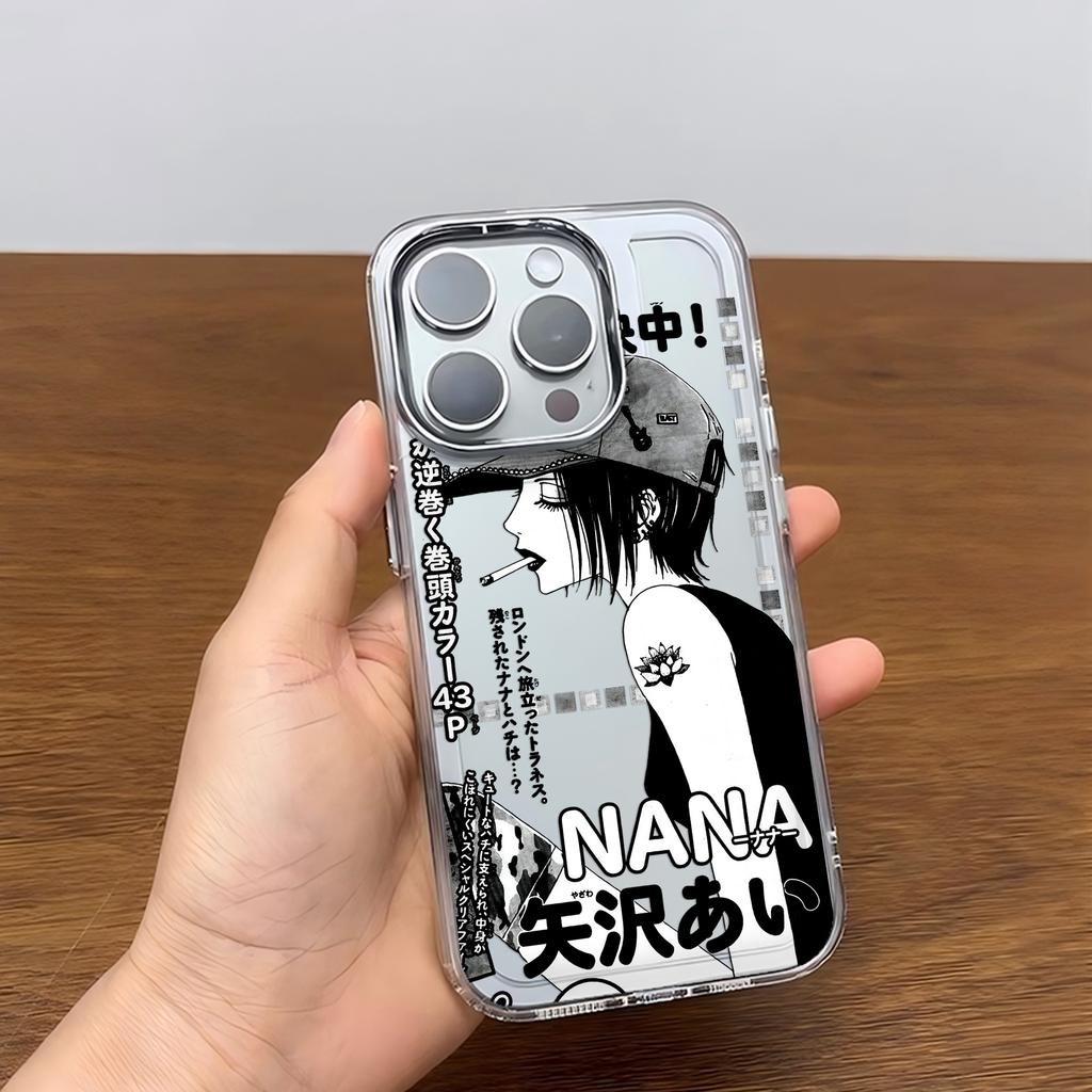 New Anime Cool Girl Phone Case For Nana Osaki Line iPhone 17 16e 16 15 14 13 12 11mini Pro Max X XR XSMAX 8 7 Air Plus Cover Y2K