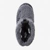The North Face K Nuptse Bootie VII Mixed Size 16 Fleece, Charcoal/TNF Black,