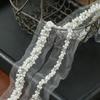 Rhinestone Pearl Beaded Trim Width 3.5/4cm Lace Trim Lace Trim Ribbon  DIY Sewing