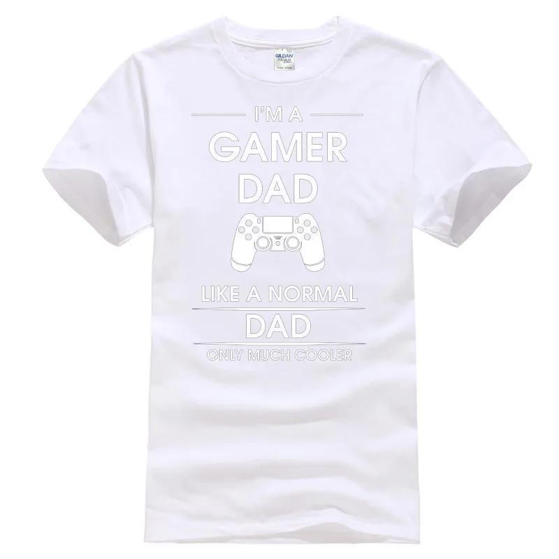 Im A Gamer Dad Fathers Gift Advanced Warfare Console Gaming T Shirt Mens Short Sleeve Casual Cotton ONeck Summer TShirt