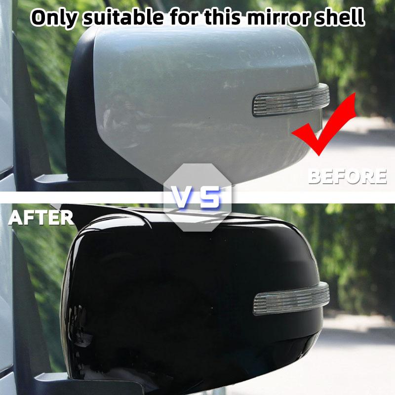 Rearview Mirror Cover Wing Door Side Mirror Shell Cap Housing For Mitsu Pajero Sport 2009 2010 2011 2012-2014