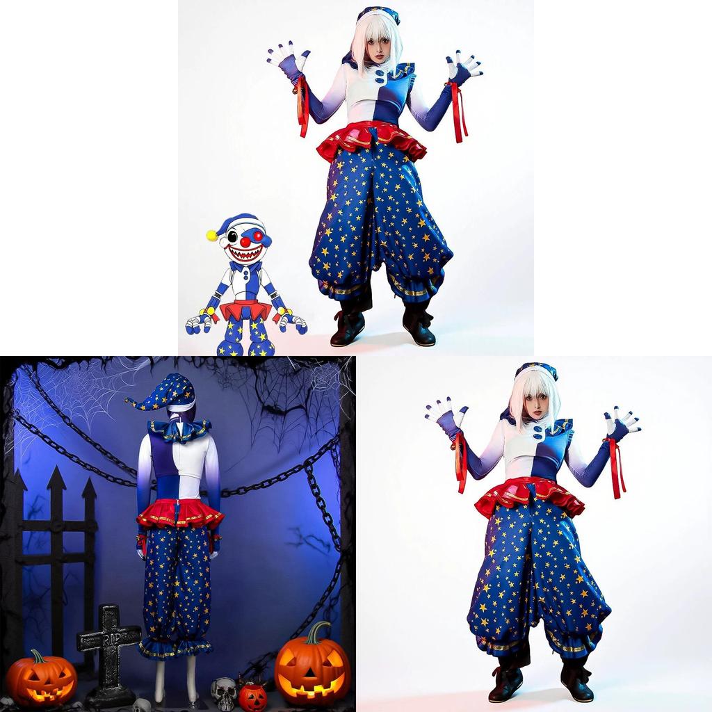 Five Nights At Freddys Security Breach Moondrop Cosplay Jacket And Pants With Game Theme For Party Cosplay
