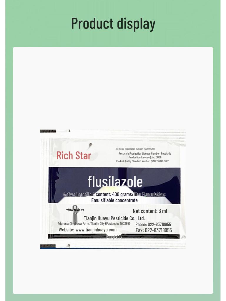 Fluconazol Pestizid & Fungizid zur Gurkenkrankheitsbekämpfung, 3 ml