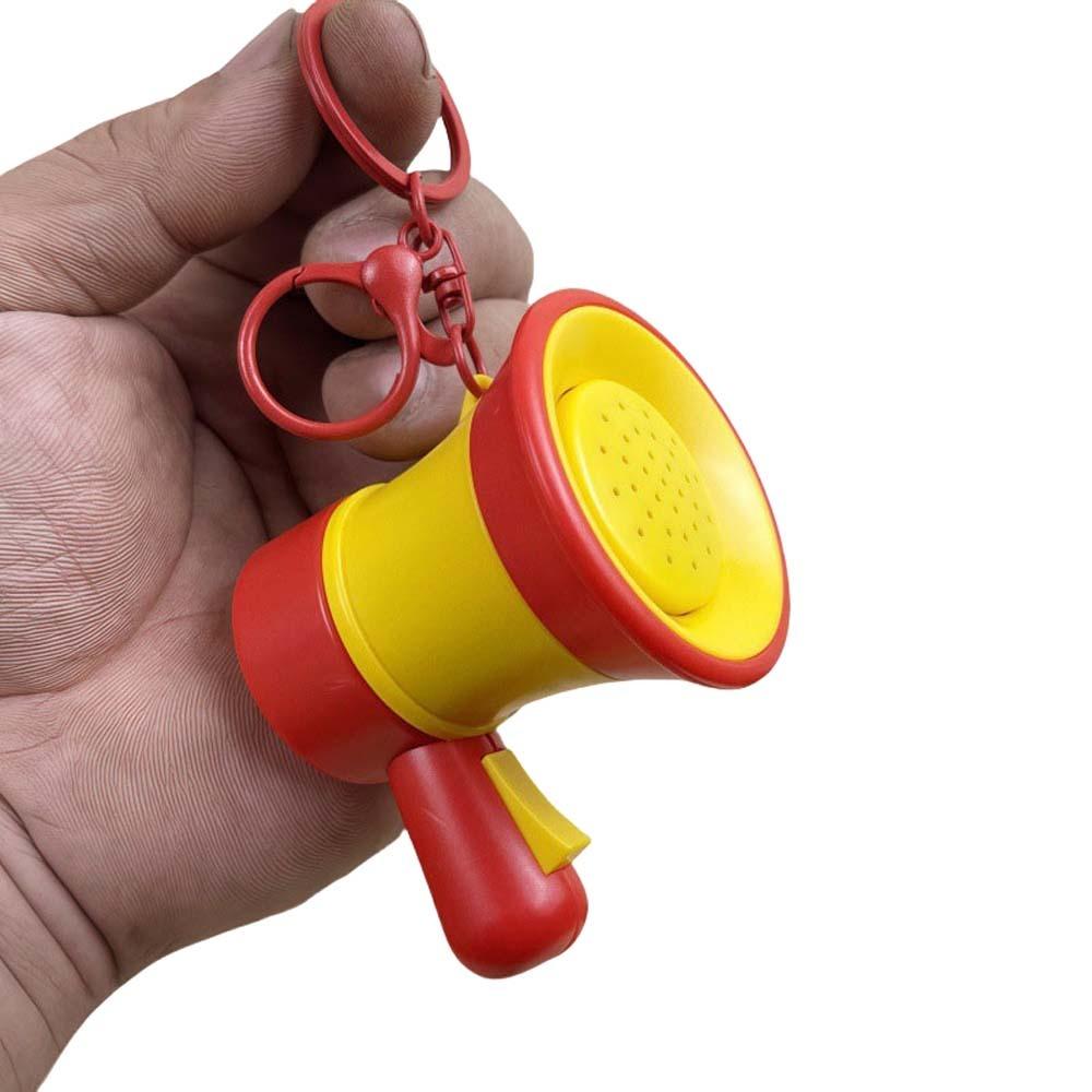 Loudspeaker Music Trumpet Key Chain Recording Handheld Speakers Toy Bag Pendant
