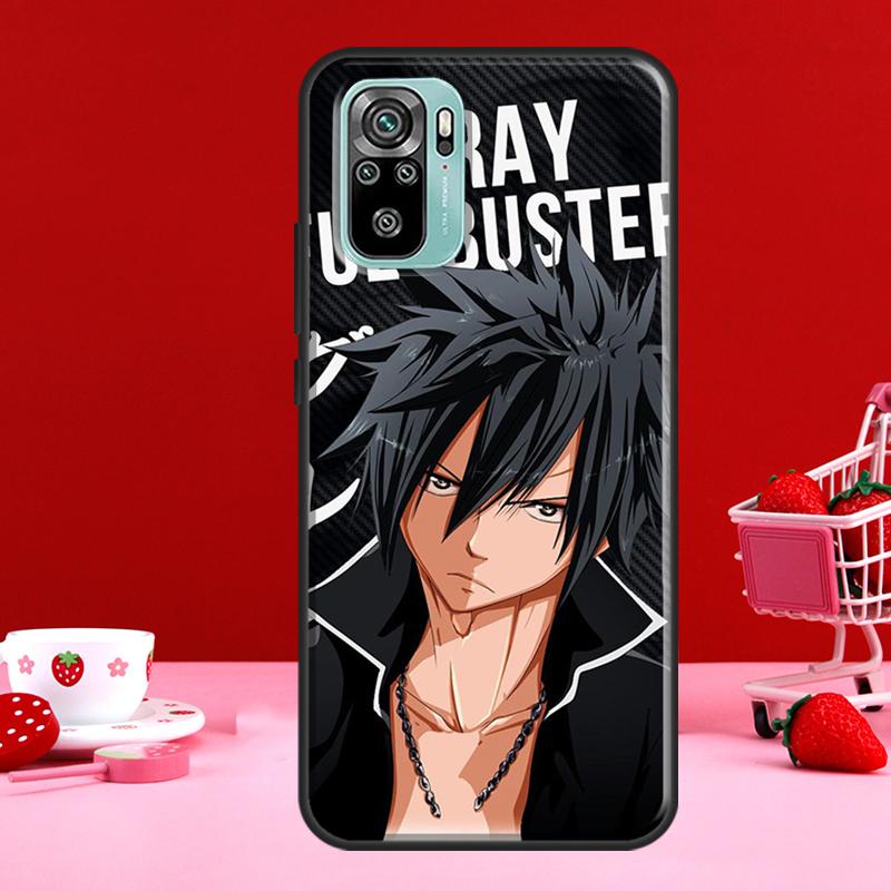 Natsu Erza Fairy Tail For Xiaomi Redmi Note 8 9 10 11 Pro Note 10S 9S 11S Case For Redmi 9 10 9T 9A 9C Coque