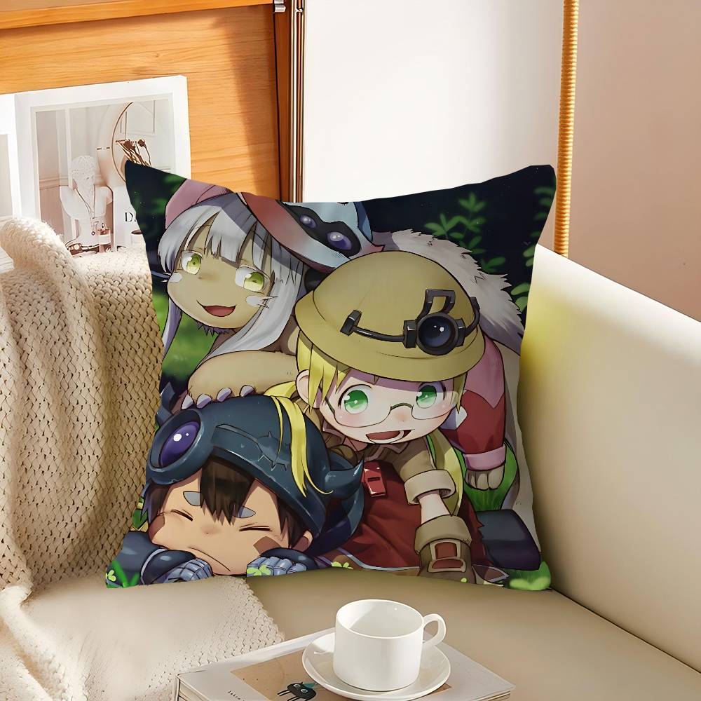 N-Nanachi Cartoon Pillow Cover For Bedroom Room And Living Room Sofa Decorative Cushion Cover