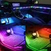 Car Ambient Lights 10 in 1 Footwell Universal RGB Atmosphere Lamps USB APP Remote Cigar Lighter for Tesla Model 3 Y S X