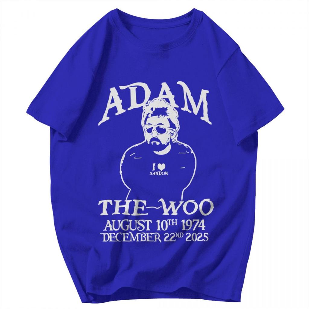Men T Shirt Adam The Woo RIP Vintage Unique Y2K Graphic Anime Unisex Clothing T Shirts