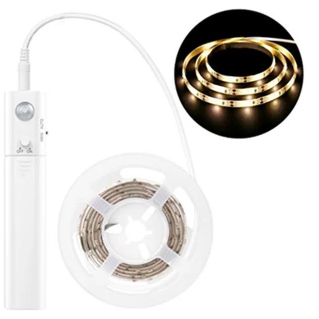 

Чувствительный датчик движения PIR полоса светильник для шкафа с автоматическим и ручным переключением двух режимов дистанционного управления теплый белый