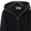 A BATHING APE made in Japan Shark Long sleeve sweat Zip hoodie M black Men's Used