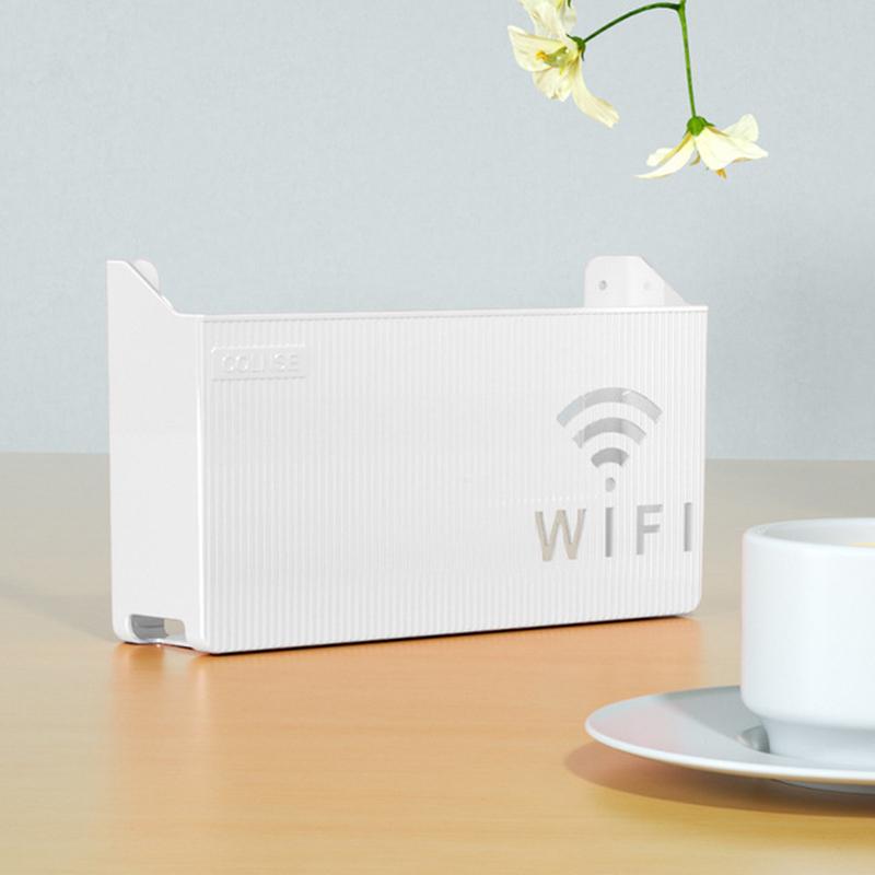 Wireless Wifi Shelf Game Console Router Storage Box Abs Plastic Good Heat Dissipation Home Accessories Tools Power Panel Shelf