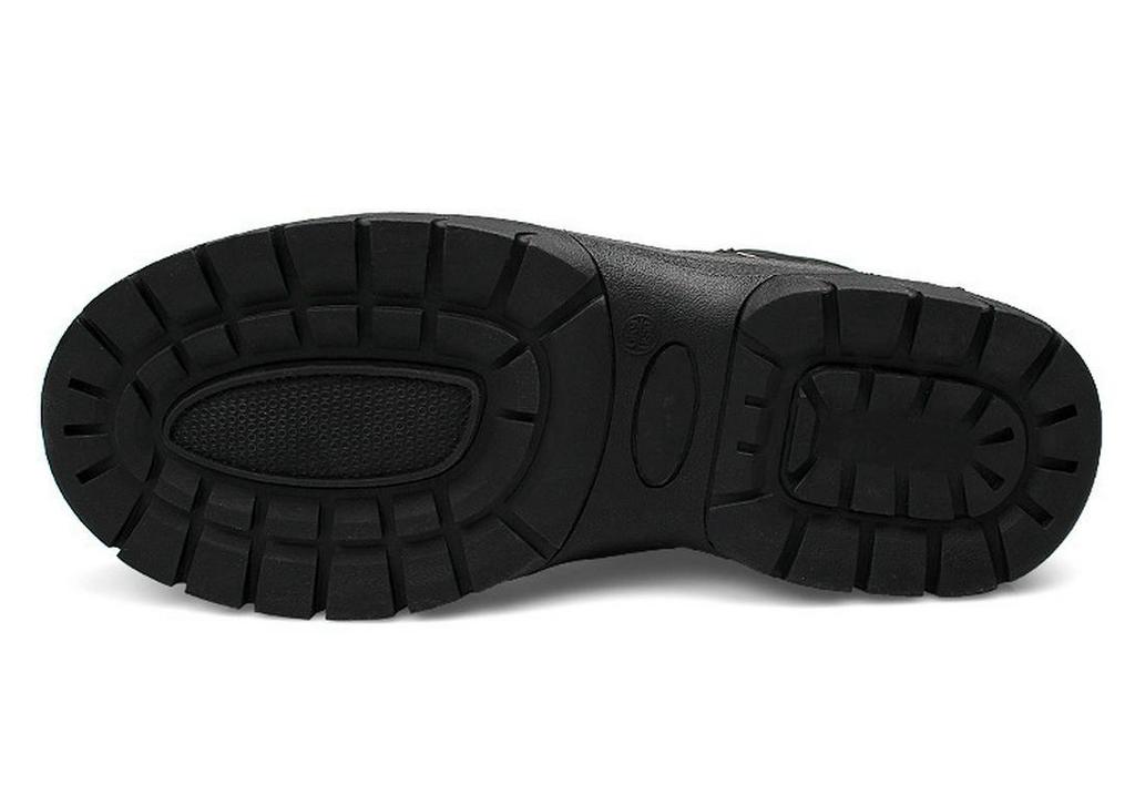 Men's Winter Martin Boots with Velvet Lining - Warm, Casual, High-Top, Round Toe, Large Sizes Available