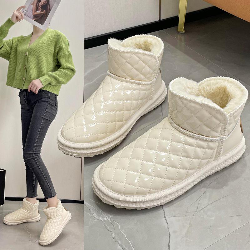 

Зимние женские зимние сапоги из мягкой кожи и меха 2024 года — укороченный вариант из хлопка. Size 41