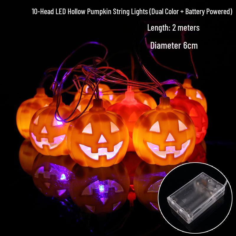 Halloween Pumpkin Lantern String Lights for Party & Bar Decorations