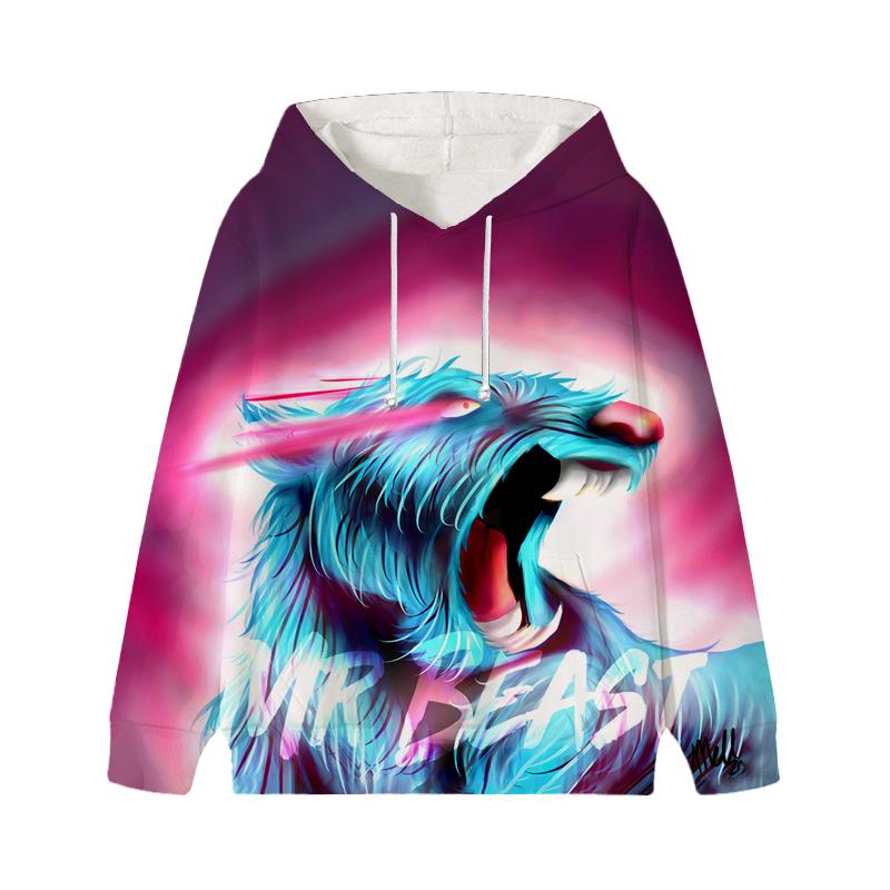 Mr Beast Hoodie Voor Jongens Gamer Sweatshirt Met