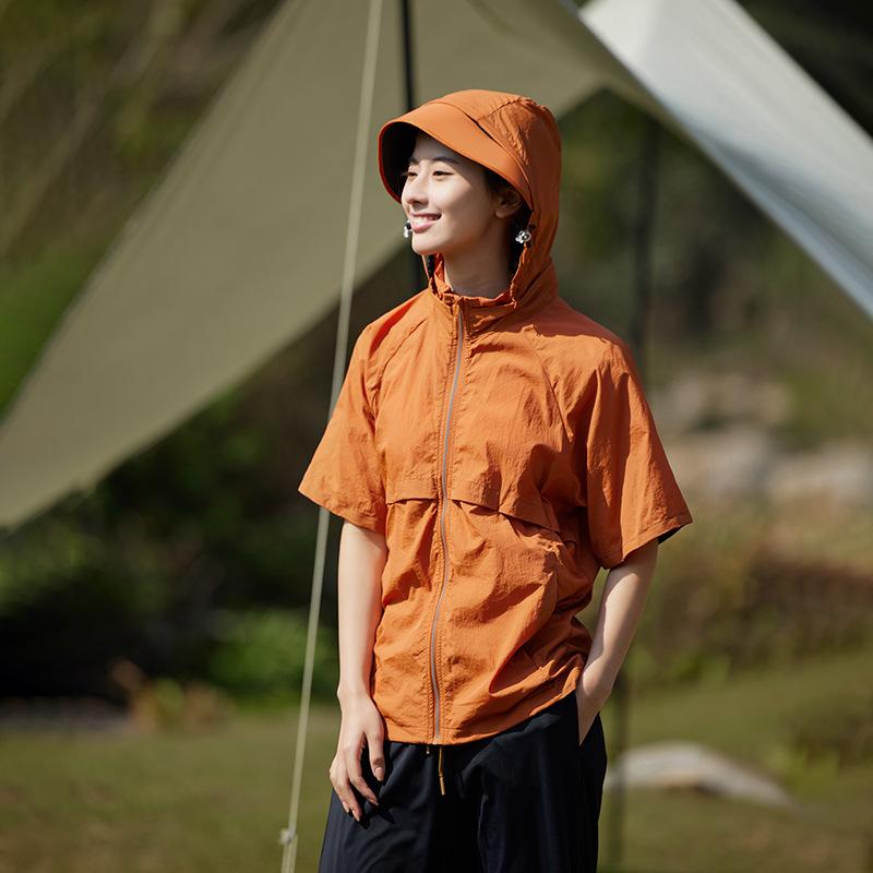 

Couple sunscreen clothes UPF + UV protection outdoor ice removal sleeves waterproof men s and women s same skin clothes 5XL