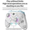 K10 Gaming Controller With Charging Dock RGB Wireless Gamepad Hall Effect Joystick Trigger For Nintend Switch/PC/Phone(White)
