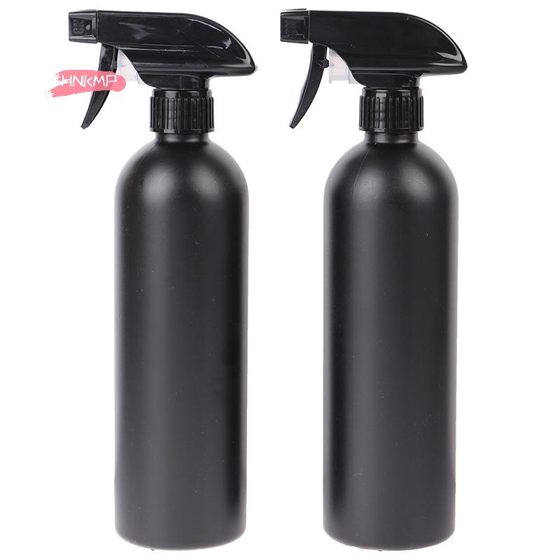 2Pcs 500ml Black Plastic Trigger Spray Bottles for Car Cleaning Multi-function Durable Cleaning Tools for Auto Detailing