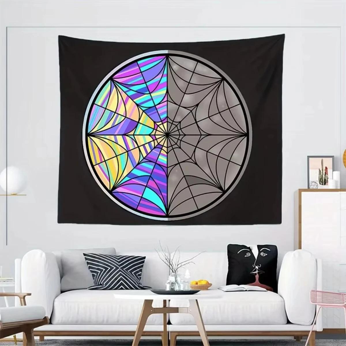 

Creepy Alien Polyester Tapestry for Indoor Bedroom Living Room Dormitory Women Accessory Spooky Alien Design Wall Hanging Decor 74x94cm(29x37in)