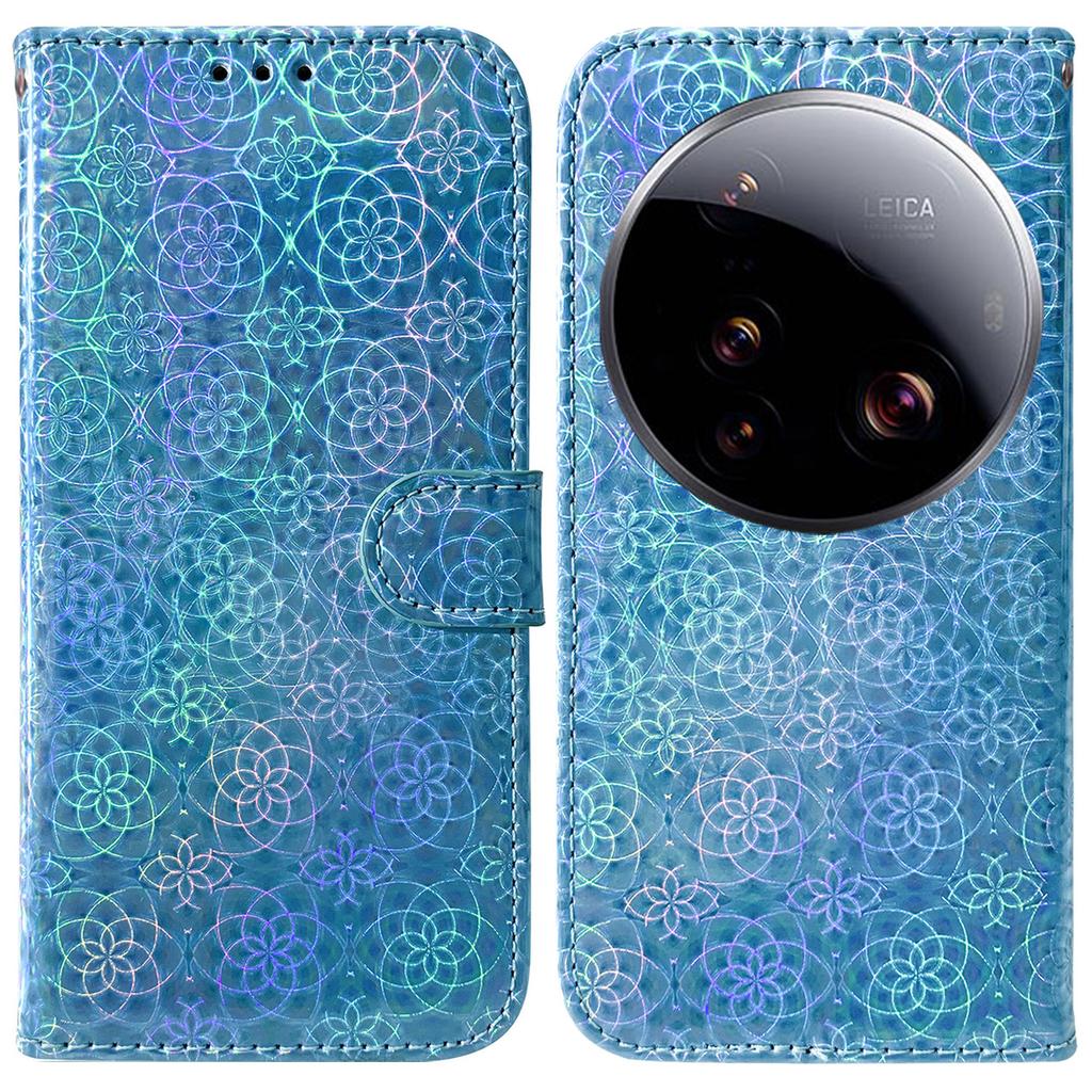 For Xiaomi 15 Ultra Stand Case Dazzling Flower Leather Phone Cover