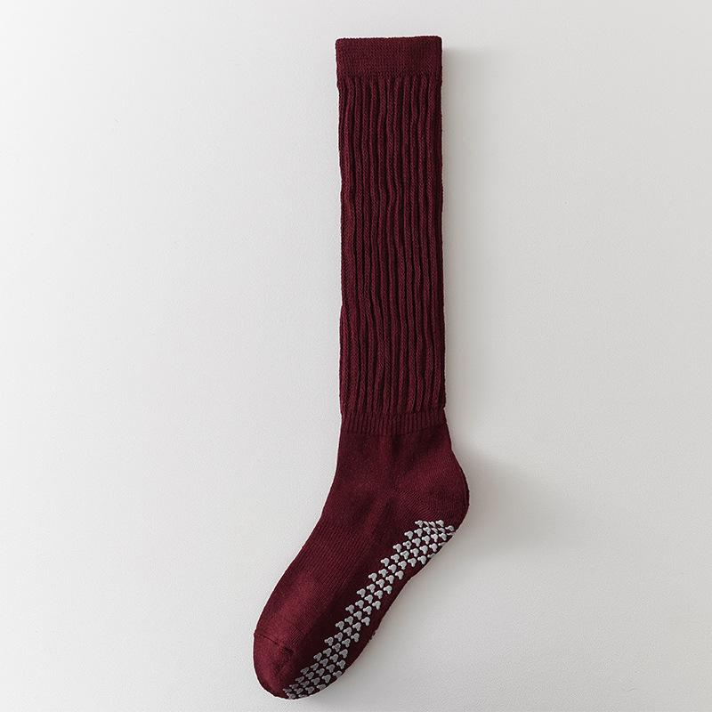 

Yoga Socks Solid Color Professional Silicone Non-slip Pilates Socks Stockings Women Casual Cotton Breathable Dance Sports Socks