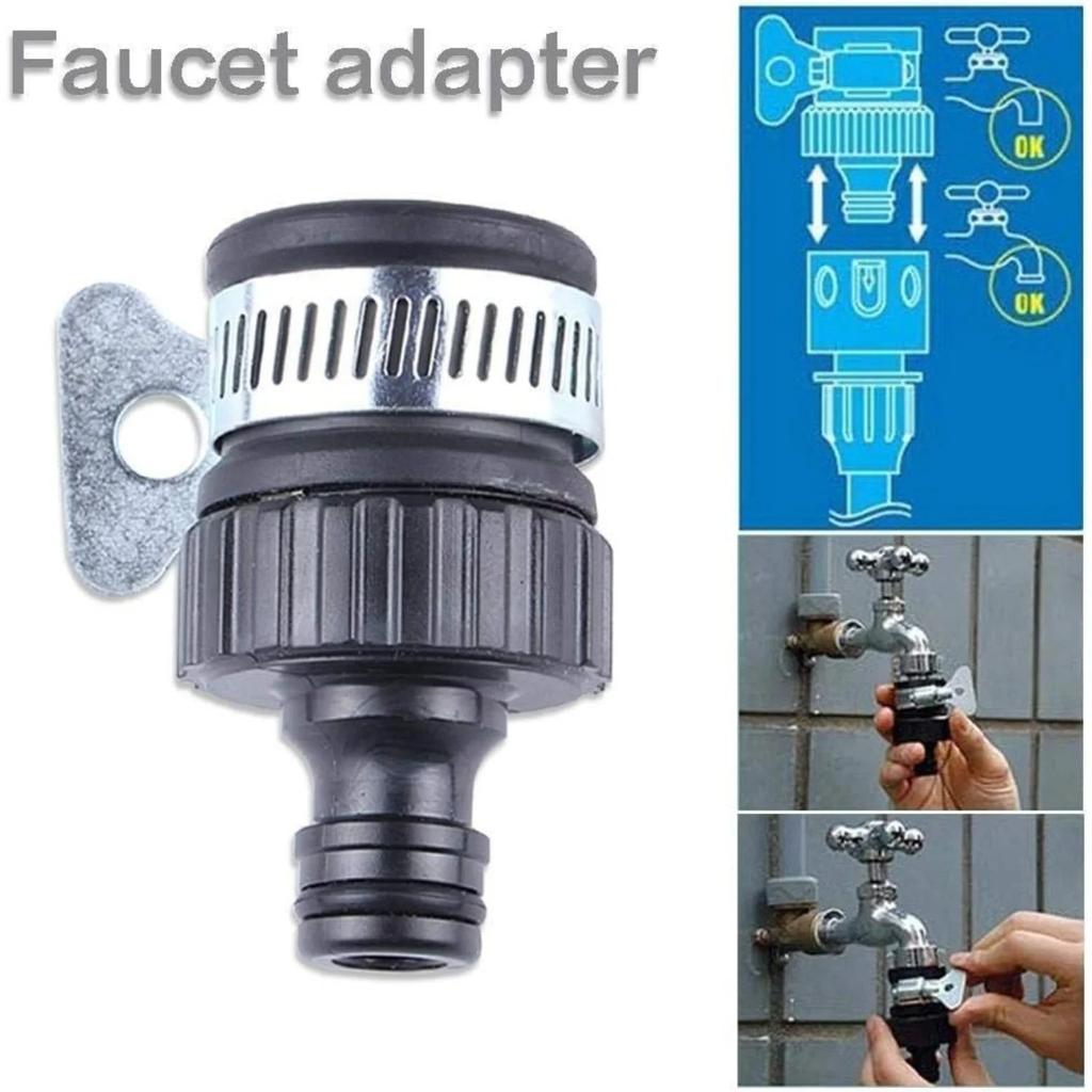 Garden Hose Pipe Connector Kit 20 Pack: Hoses Nozzle, Hose Repair Connector, Quick Connect, Y Splitter, Male Threaded Adapter, Male&Female Connector
