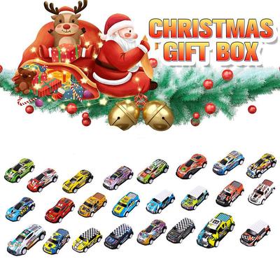Cars Advent Calendar 24 Days Countdown Calendar Pull Back Toy Pull Vehicles Kids Calendar Cars Christmas Back Vehicle Count P1X5