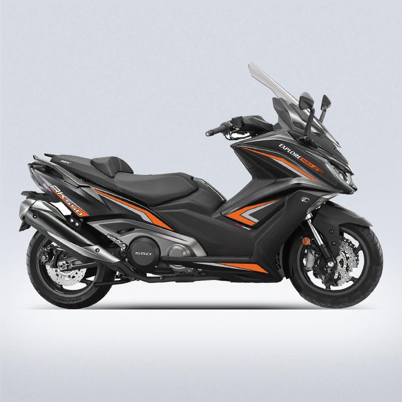Used For KYMCO AK550 Motorcyle Pattern Fairing Stickers Kits Pasted On Body Paint Parts Area Accessories Decoration Stickers
