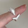 925 Sterling Silver Rings For Women Geometric Fine Jewelry Finger Adjustable Geometric Dolphin Ring For Party Birthday Gift