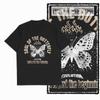 Coolmind X0113 Butterfly Vibes 100 cotton exclusive graphic Unisex tshirt big size streetwear t shirt for Unisex tee shirts