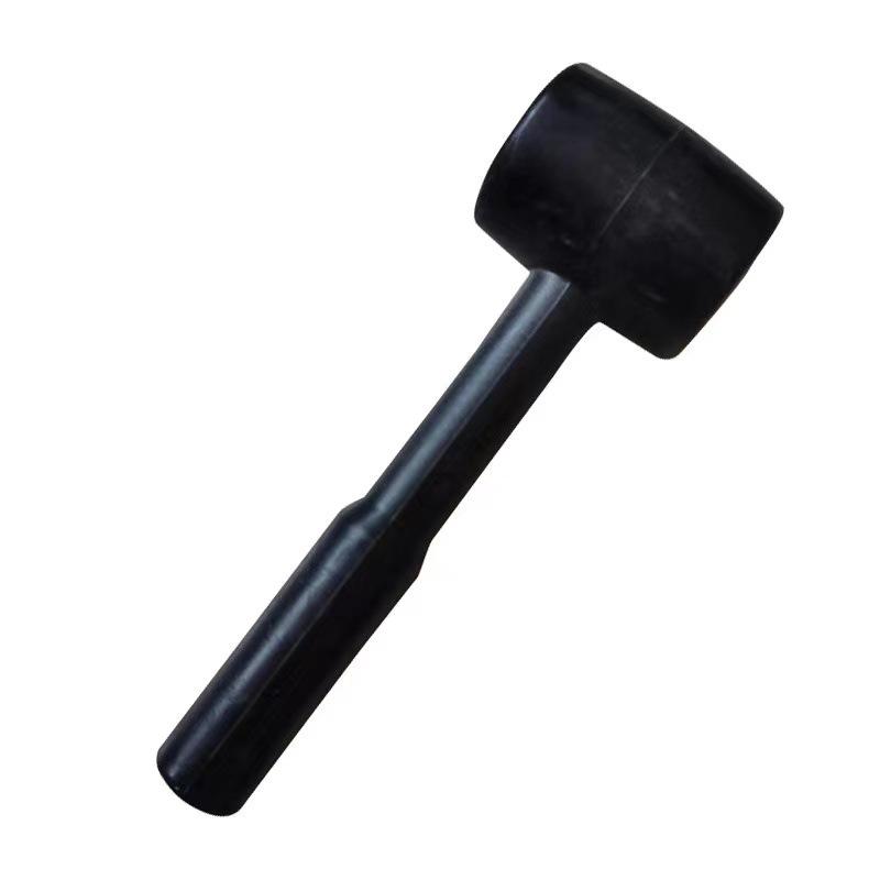 1PC Mini Multi-functional Rubber Hammer, Rubber Durable Structure, Both Installation Hammer and Small Hammer Functions чёрный