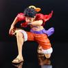 Unique Pvc Anime Figure Of Luffy In Knee Pose Featuring Three Distinct Variants Color