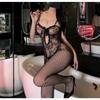 New Female Sm Sexy Free Sex Stockings Seduction Products Open Crotch Underwear Passion Can Tear Black Silk Large Size 2024