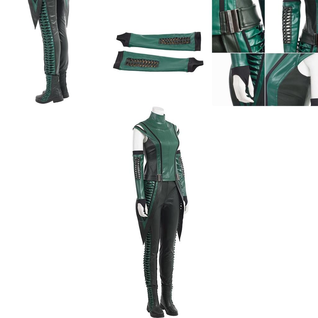 Exquisites grünes Guardians of the Galaxy 2 Mantis Cosplay-Outfit für Frauen