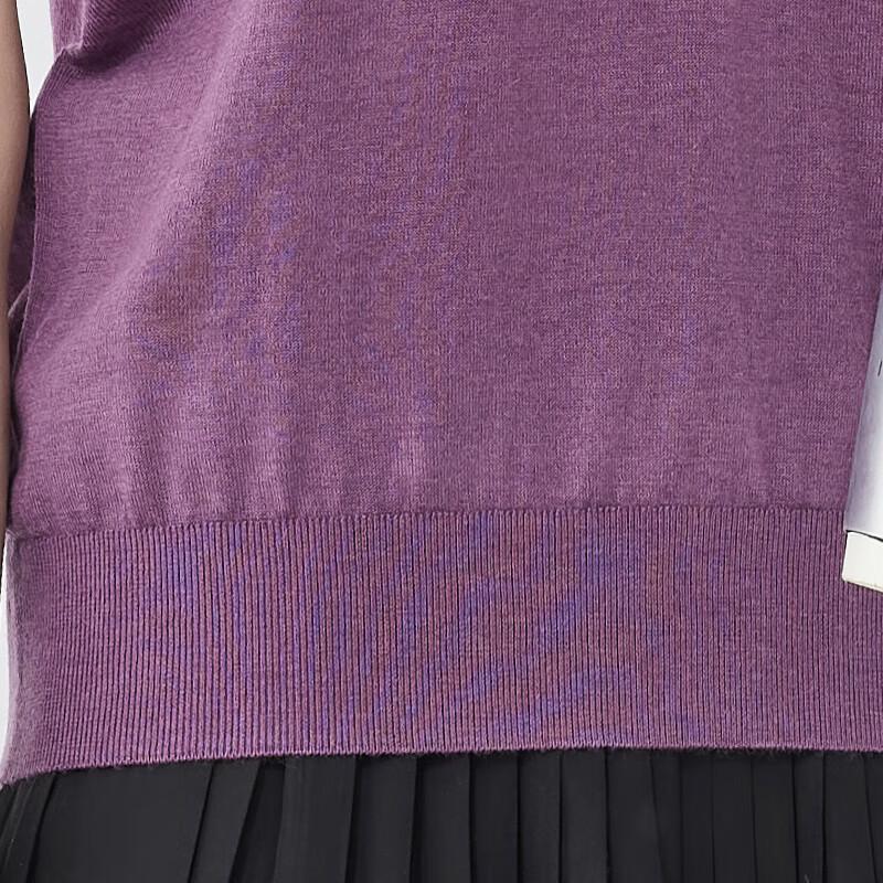 Hengyuanxiang Women's V-Neck Short Sleeve Knit T-Shirt