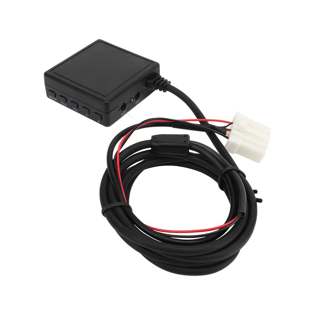 Car Bluetooth Adapter Portable Aux Input Hands Free Calls Noise Reduction Replacement for Mazda 3 6