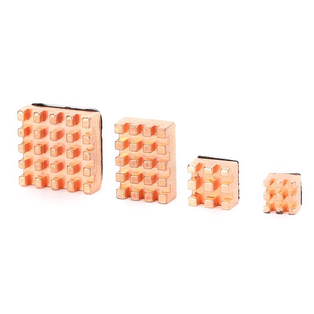 4PCS Low Profile Cooling Heat Sink for for Raspberry Pi 4B 1G 2G 4G Peripheral Cooling