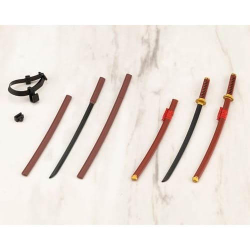 Kotobukiya M.S.G Modeling Support Goods Weapon Unit 56 Japanese Sword 2 [Black Sword] Total Length: Approx. 100mm Non-Scale Plastic Model