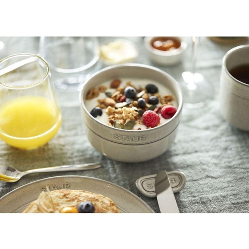 Staub DINING LINE Ceramic Bowl 10cm (White Truffle)