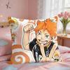 HHaikyuu Anime Role Cushion Cover Square Short Plush Pillow Case Living Room Sofa Home Decor Funda X