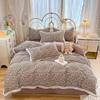 Lace-Trimmed Soft Cotton Cloud-Feel 4-Piece Bedding Set