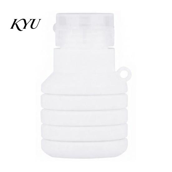 Leak Proof Travel Containers 50/110ML Collapsible Silicone Bottle for Toiletries, Leak-proof Bottles Size Container, Foldable Refillable Shampoo