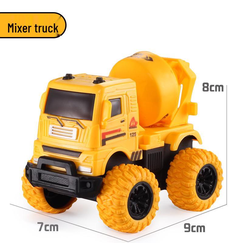 Kids' Inertial Excavator Toy Car: Off-Road Vehicle for Boys, Perfect for Small Gifts and Night Markets